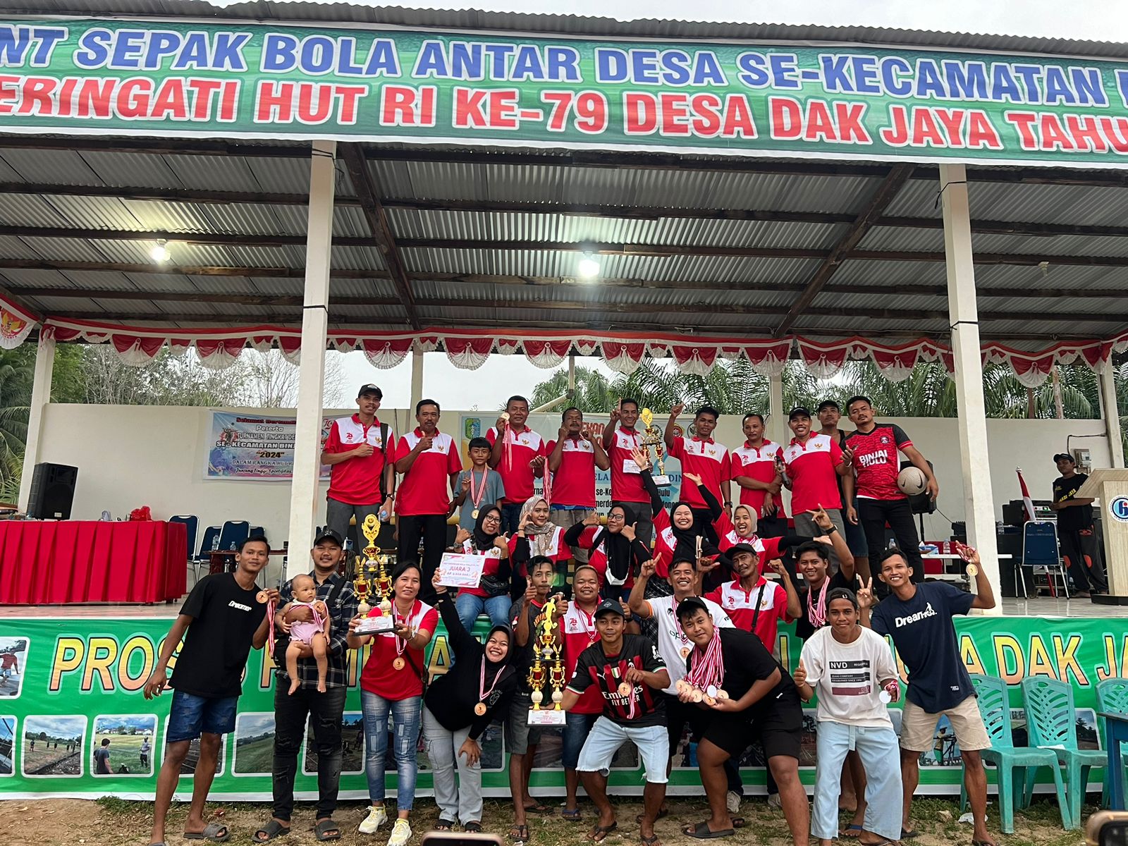Dokumentasi Penutupan Turnamen Olahraga Dak Jaya CUP